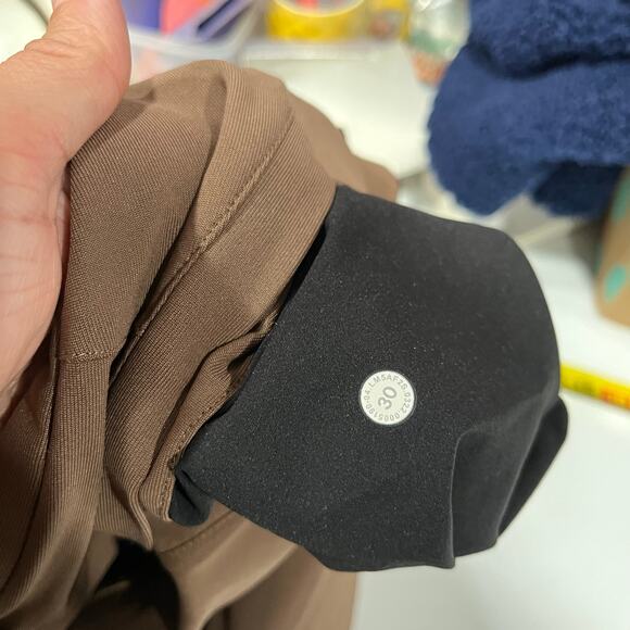 Lululemon Pants Mens 30x30 Brown Commission Slim Warpstreme LM5AF2S - Picture 5 of 7